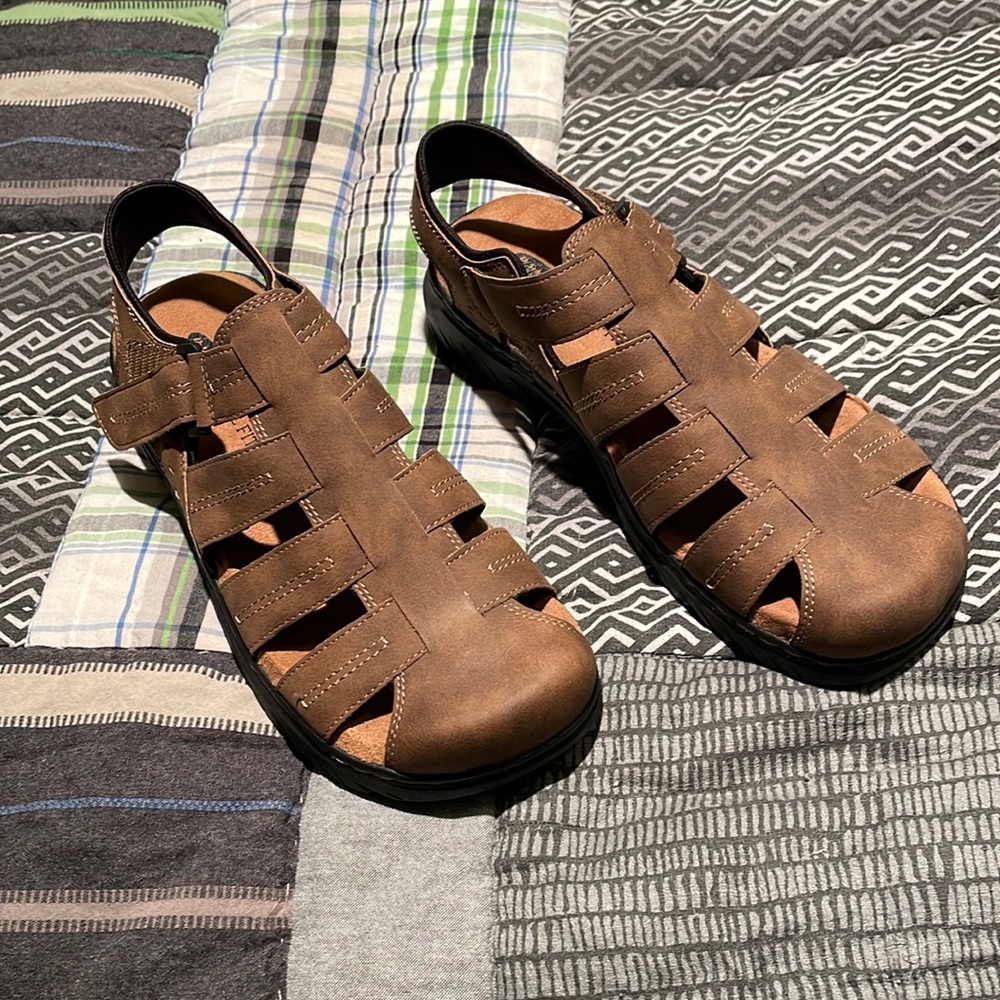 Men’s Dr. Scholls Memory Foam Cool Fit Sandal - Velcro straps